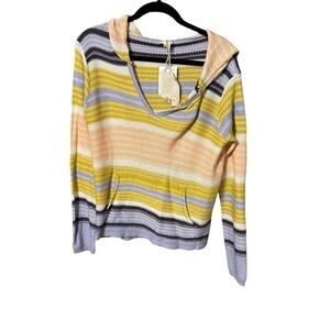 Hem and Thread Sweater Hoodie